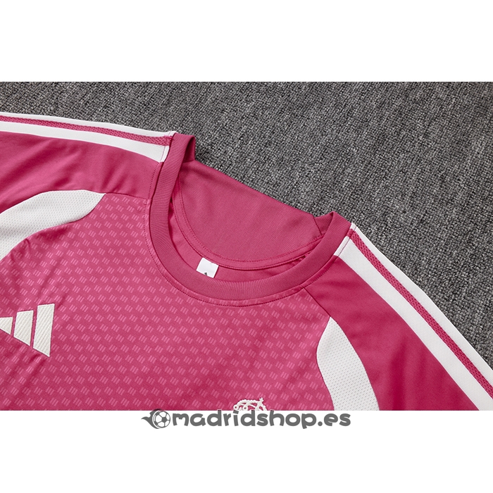 Chandal del Real Madrid Manga Corta 26-27 Rosa - Pantalon Corto